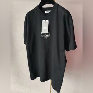 Balenciaga Black Short Sleeve Logo Tee